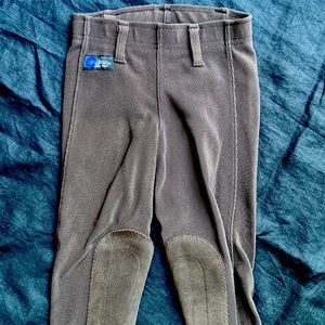 Excellent Irideon Knee Patch Breeches in Deep Brown Youth Size Small